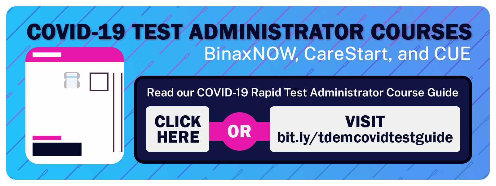 Find our rapid test guide at bit.ly/tdemcovidtestguide